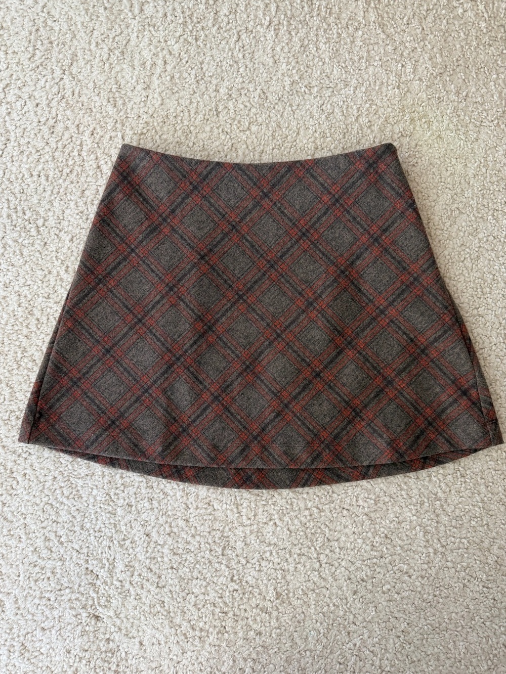 princess polly fike mini skirt brown
